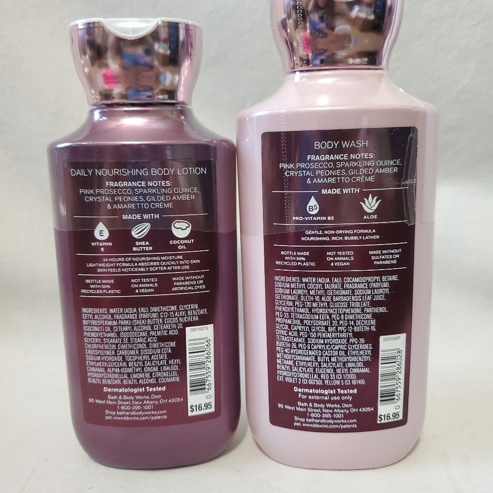 Bath & Bodyworks A Thousand Wishes Set Of Body Wash And Lotion Nwt - Picture 4 of 6